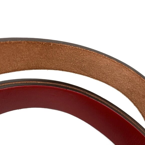 Auth HERMES Herbag Zip Cabin Bag - Beige Red Toile De Camp Vache Hunter D - Picture 9 of 16